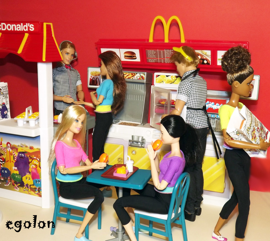 Barbie McDonald's Restaurant Playset egolon's ville